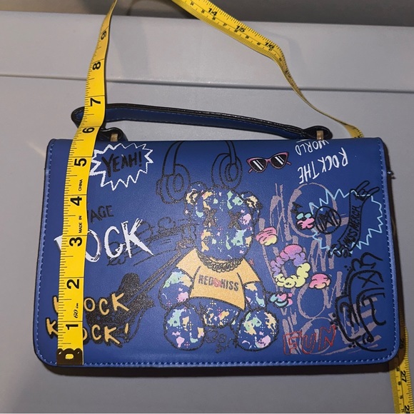 Blue Graffiti Purse - Picture 7 of 7